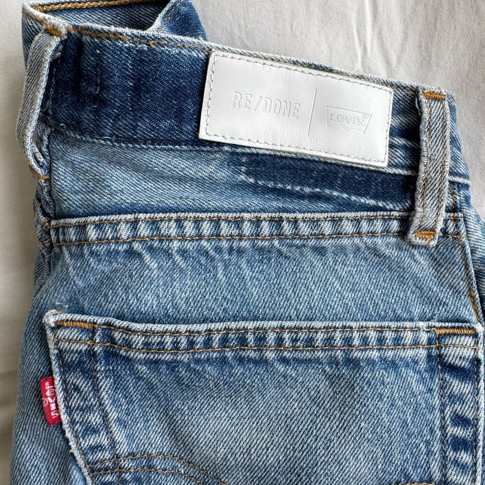 Re/Done High Rise Butt Rip Jeans - Picture 5 of 6